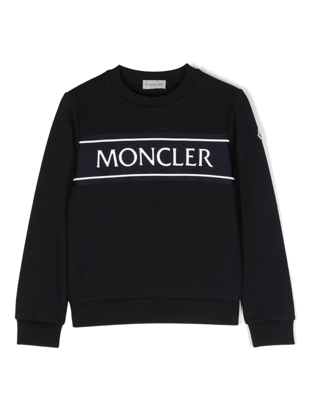 

Толстовка с логотипом Moncler Enfant, синий