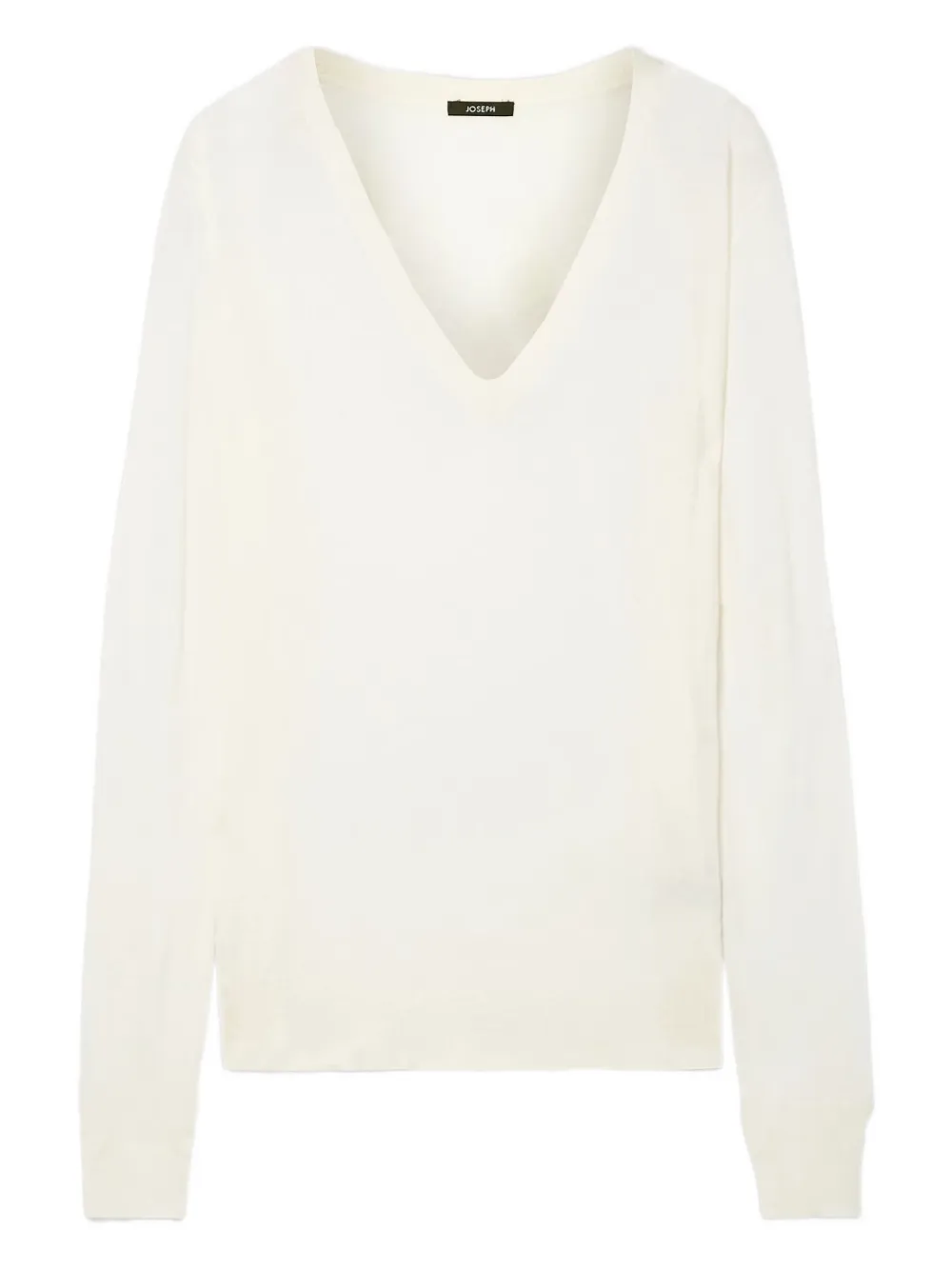 

Топ из кашемира с V-образным вырезом JOSEPH, белый
