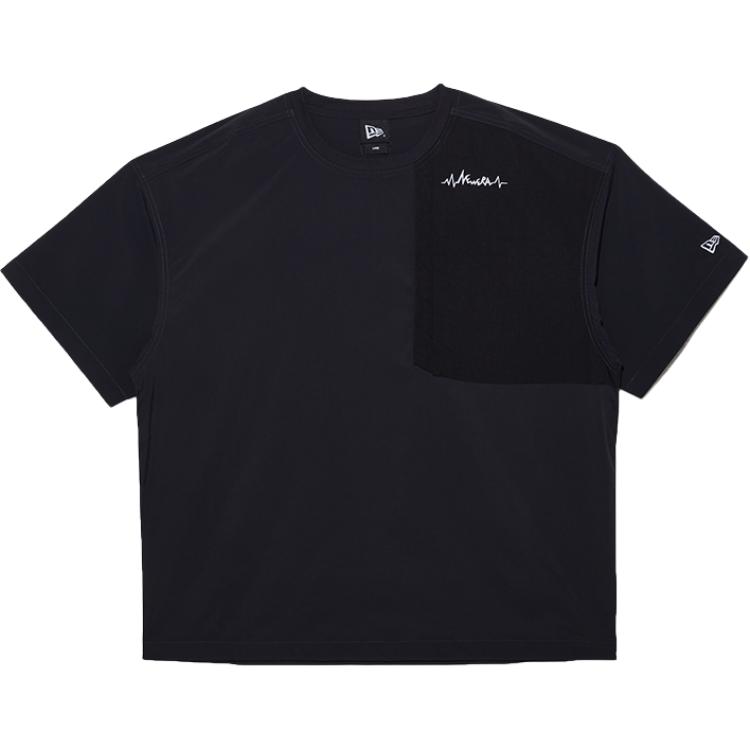 

New Era Футболка унисекс черная, Черный, New Era Футболка унисекс черная