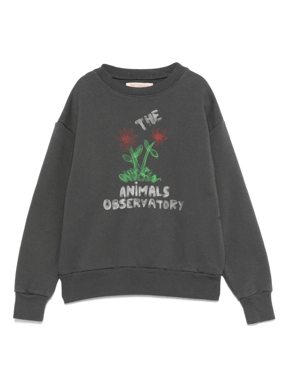 

Толстовка с цветочным принтом The Animals Observatory, серый