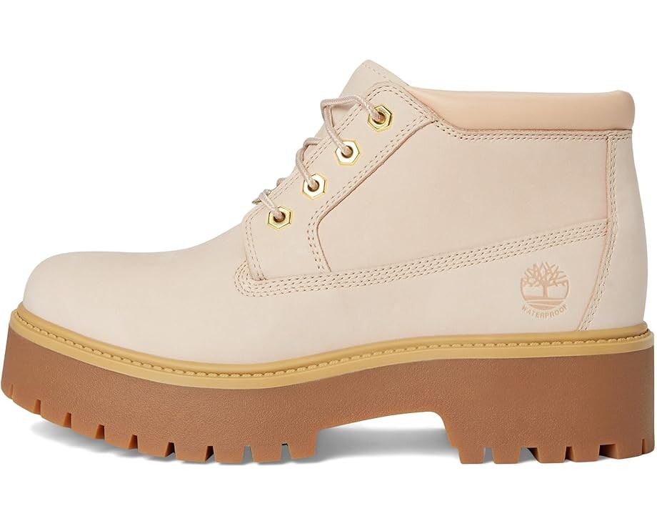 Ботинки Timberland Stone Street Mid Lace-Up, светло-бежевый — фото 4