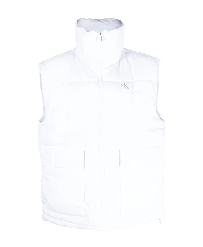 

Белый двусторонний жилет из полиэстера Calvin Klein Jeans, белый