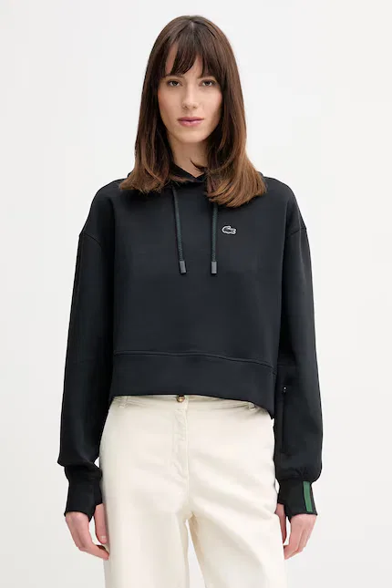 Худи Lacoste, черный, базовый