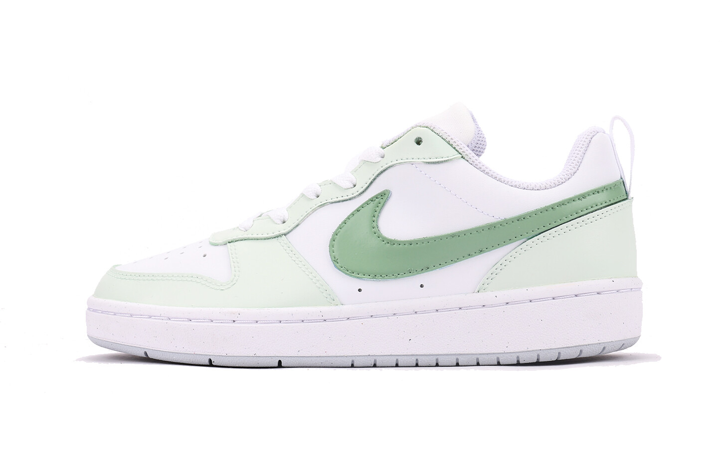

Кроссовки Nike Court Borough Skateboard Shoes Women's Low-Top White Green, Зеленый, Кроссовки Nike Court Borough Skateboard Shoes Women's Low-Top White Green
