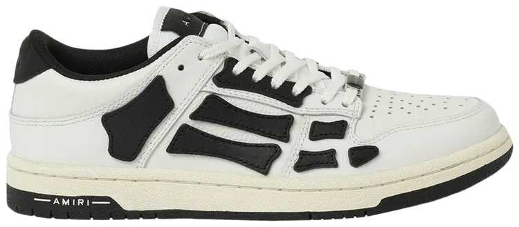 Кроссовки Amiri Wmns Skel Top Low 'White Black' 2024, белый