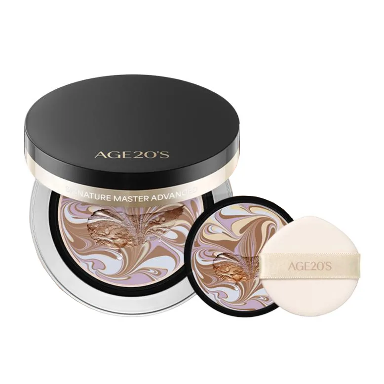 Aekyung Age20's AEKYUNG KERASYS New Four Colors Pull Bows Beauty Sleep Black Box Air Cushion для долговременного маскирования 2.0 Upgrade, #13 Bright White — фото 3