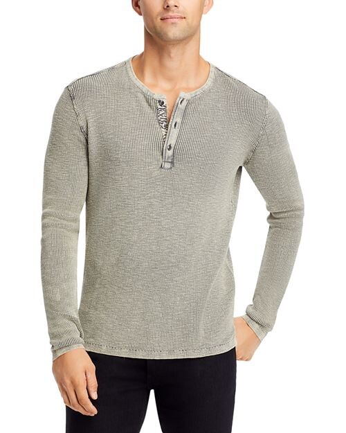

Мемфис Ваффл Хенли John Varvatos, цвет Gray
