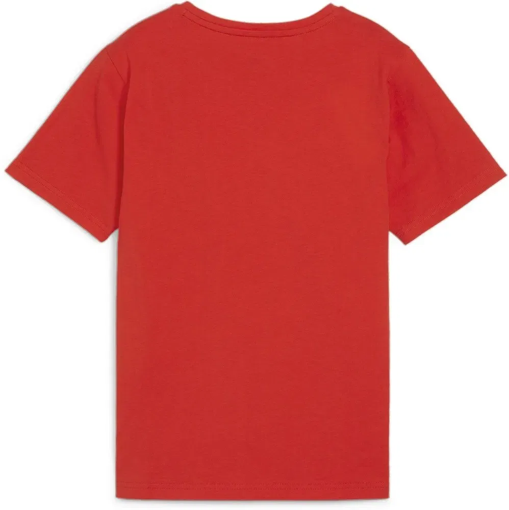 Футболка TeamRISE Logo Jersey Cotton, Puma, красный — фото 2