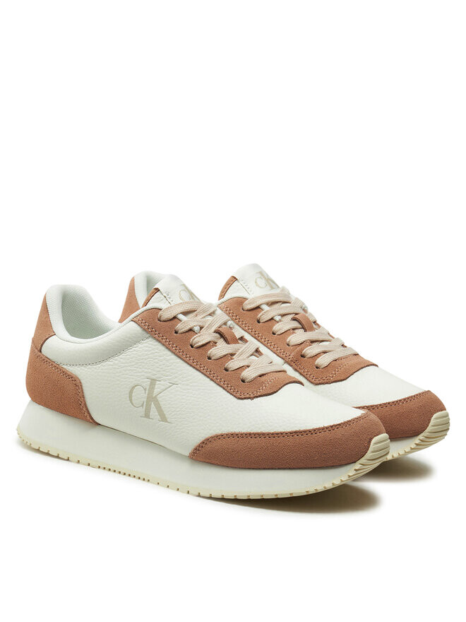 Кроссовки Calvin Klein Jeans Runner Laceup Low Mix Mg YW0YW01798, белый — фото 2