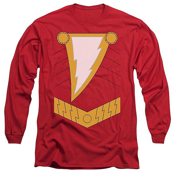 

Футболка с длинным рукавом adult justice league of america shazam Licensed Character