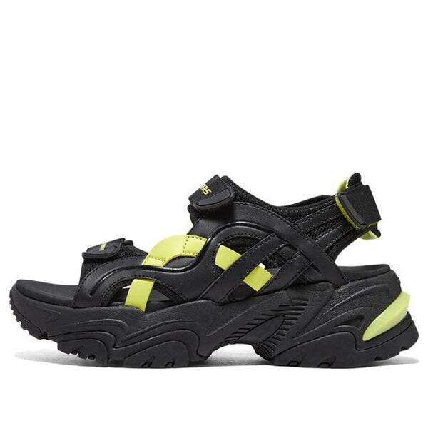 Сандалии stamina v2 'black yellow' Skechers, черный