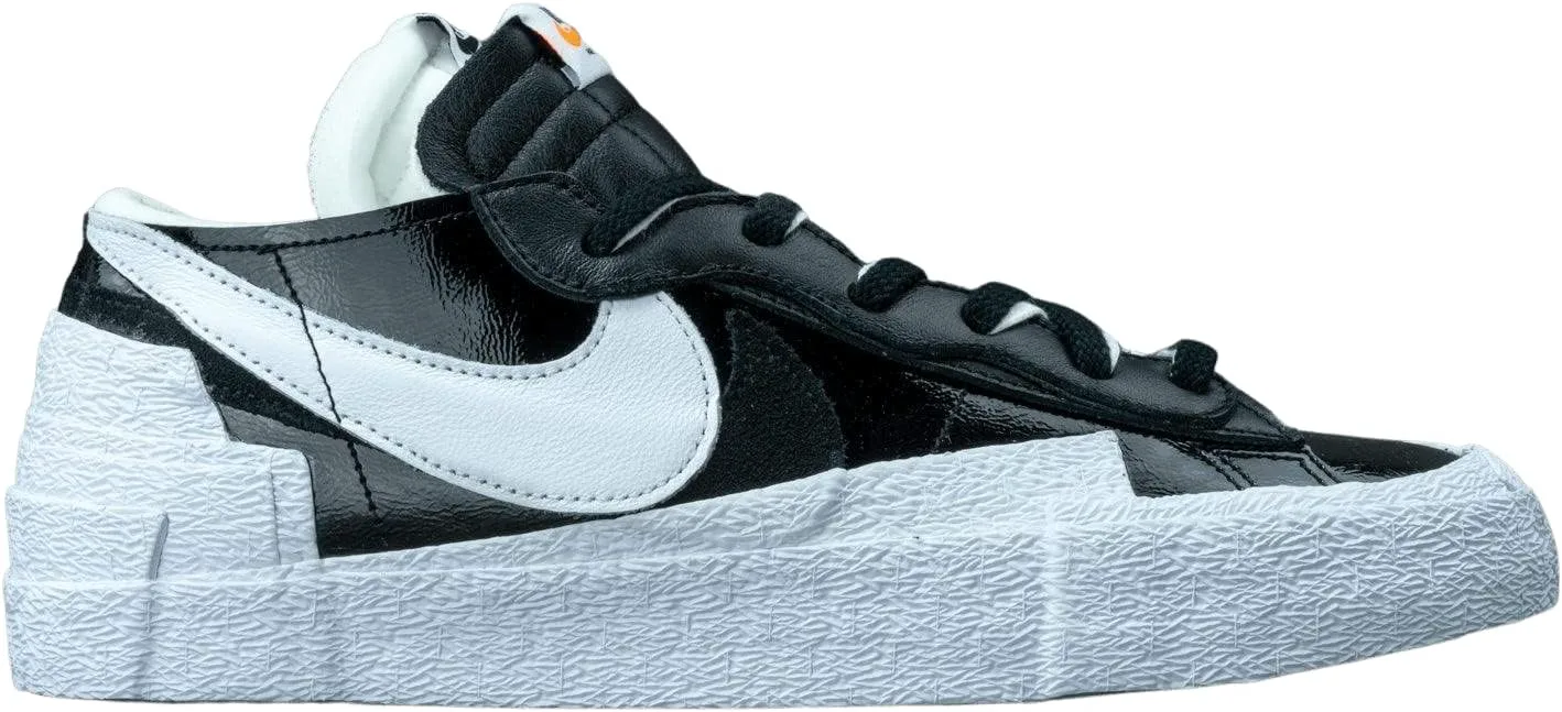 

Sacai Blazer Low by Nike - Magma Orange / White, черный