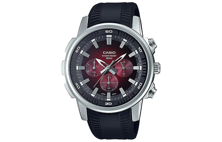 

CASIO Мужские часы Standard Series Red MTP-E505-4AV