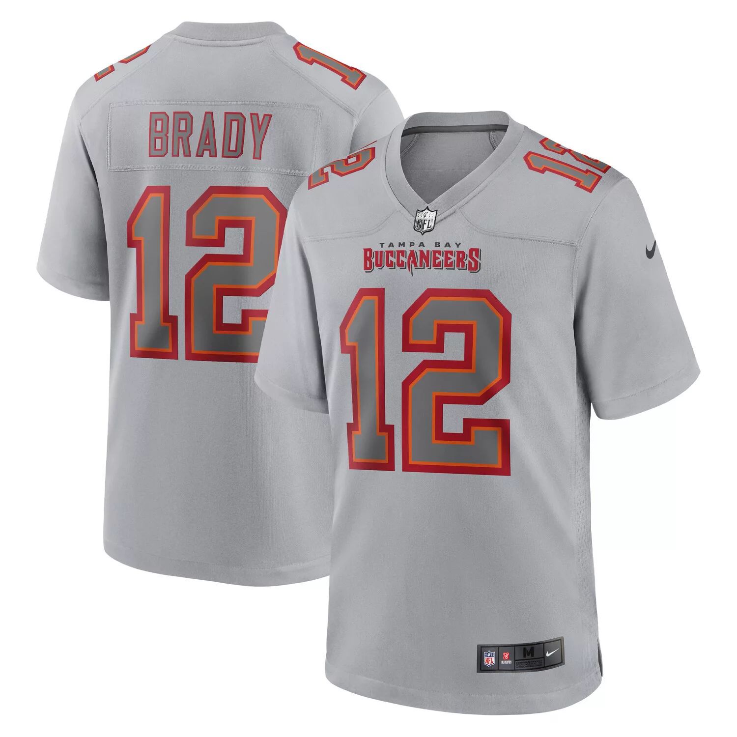 

Мужская серая футболка Tom Brady Tampa Bay Buccaneers Atmography Fashion Game Джерси Nike, Серый, Мужская серая футболка Tom Brady Tampa Bay Buccaneers Atmography Fashion Game Джерси Nike