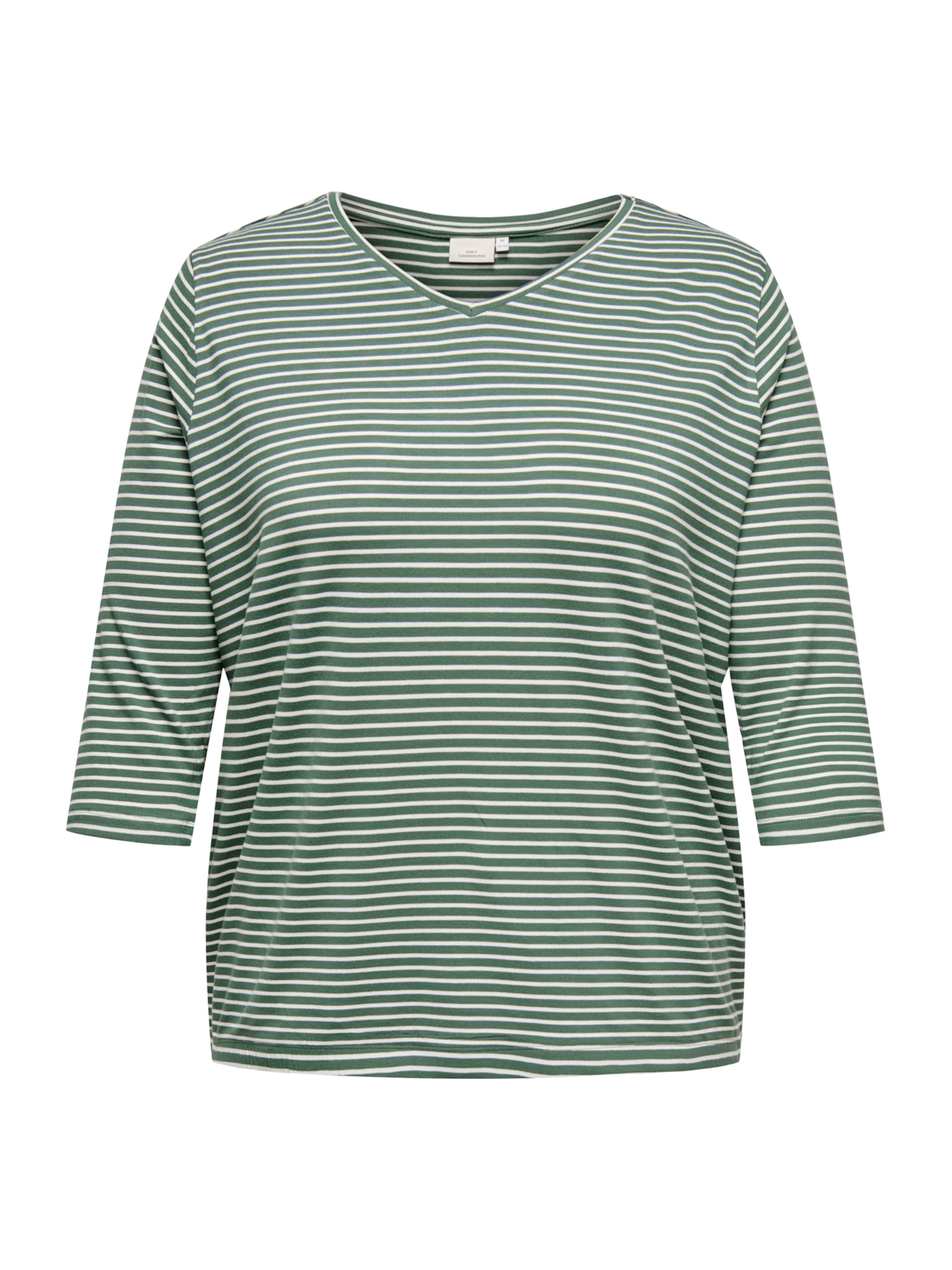 

ONLY Carmakoma Лонгслив 'CARLINA' в темно-зеленом цвете