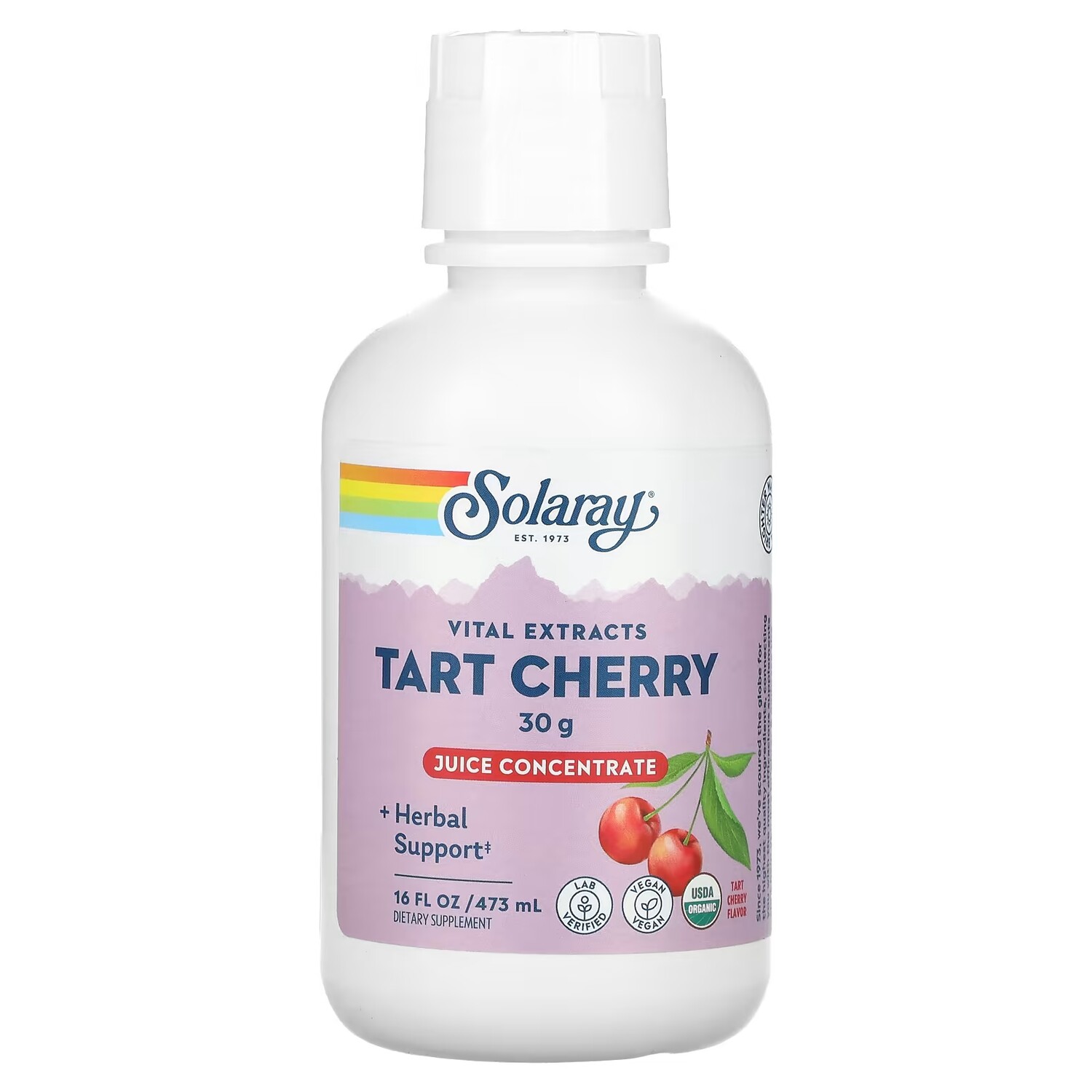 

Концентрат вишневого сока Solaray Vital Extracts Tart Cherry 30 г , 473 мл