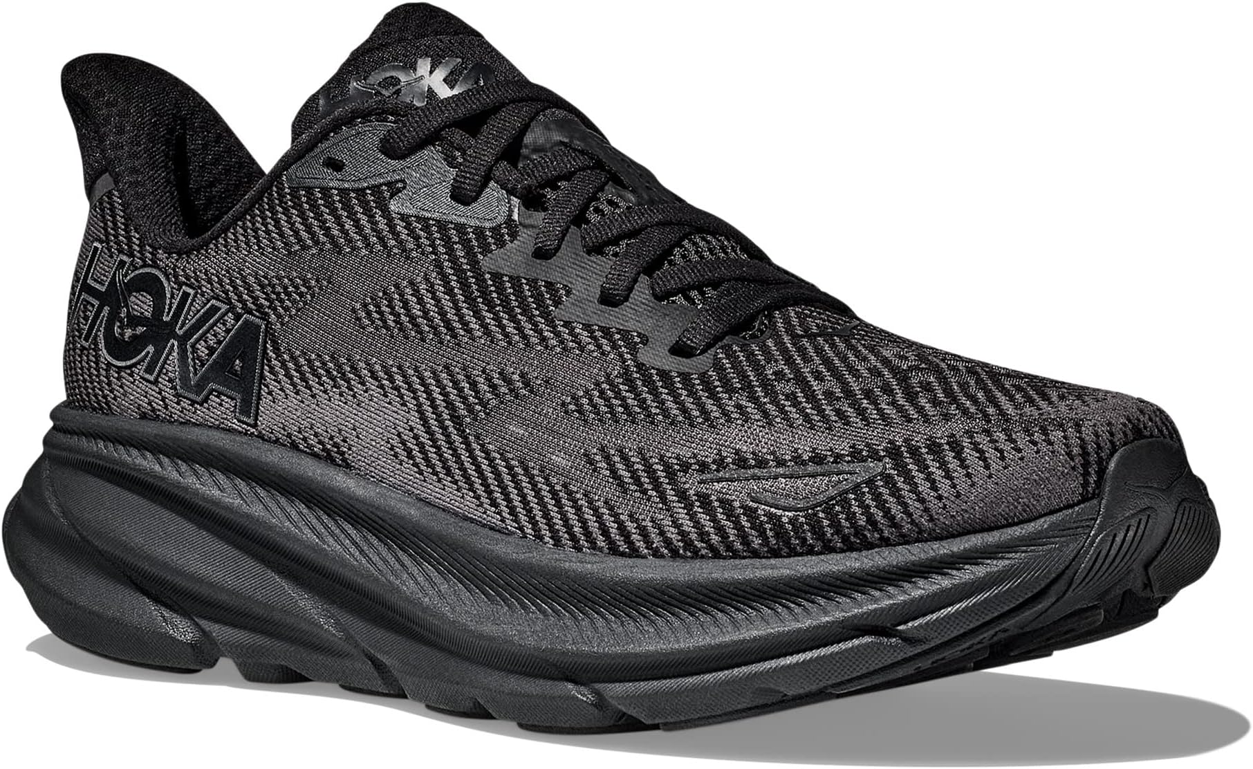 

Кроссовки Clifton 9 Hoka, цвет Black/Black