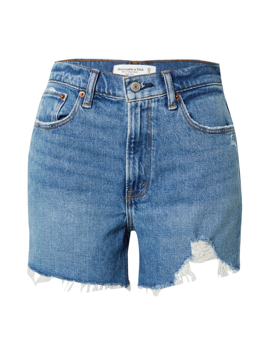 

Джинсовые шорты Abercrombie & Fitch Regular Jeans, синий
