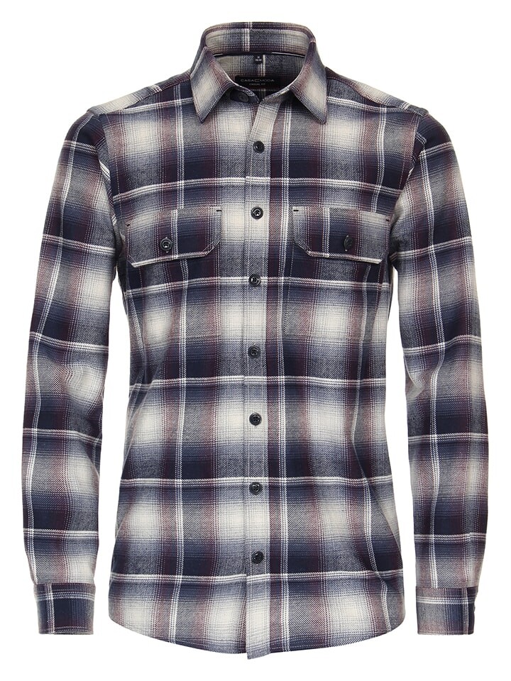 

Рубашка CASAMODA Hemd - Casual fit -, цвет Dunkelblau/Lila