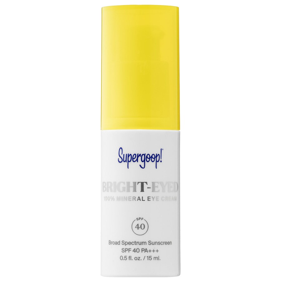 100% минеральный крем для глаз Bright-Eyed SPF 40 Supergoop!, 0.5 oz/15 mL