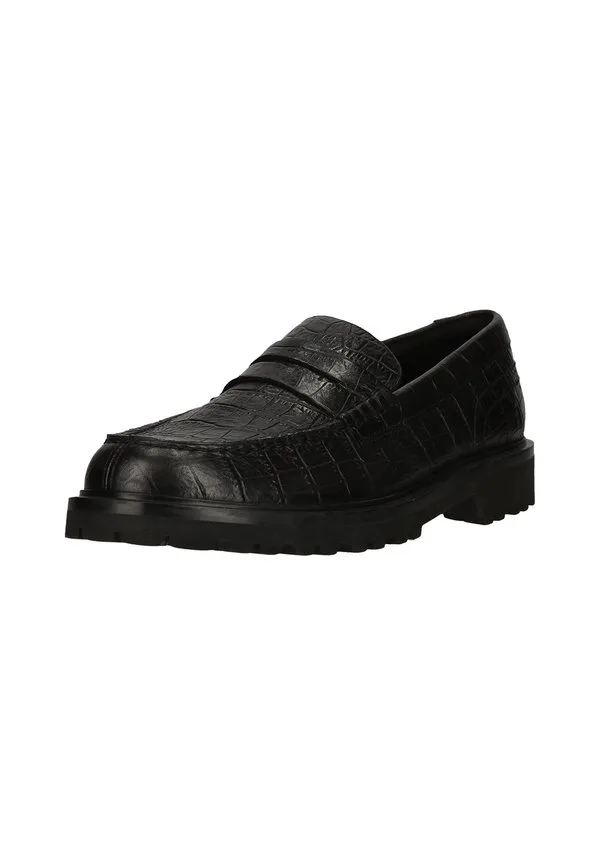 Слипоны бервик Clarks, Black Croc — фото 2