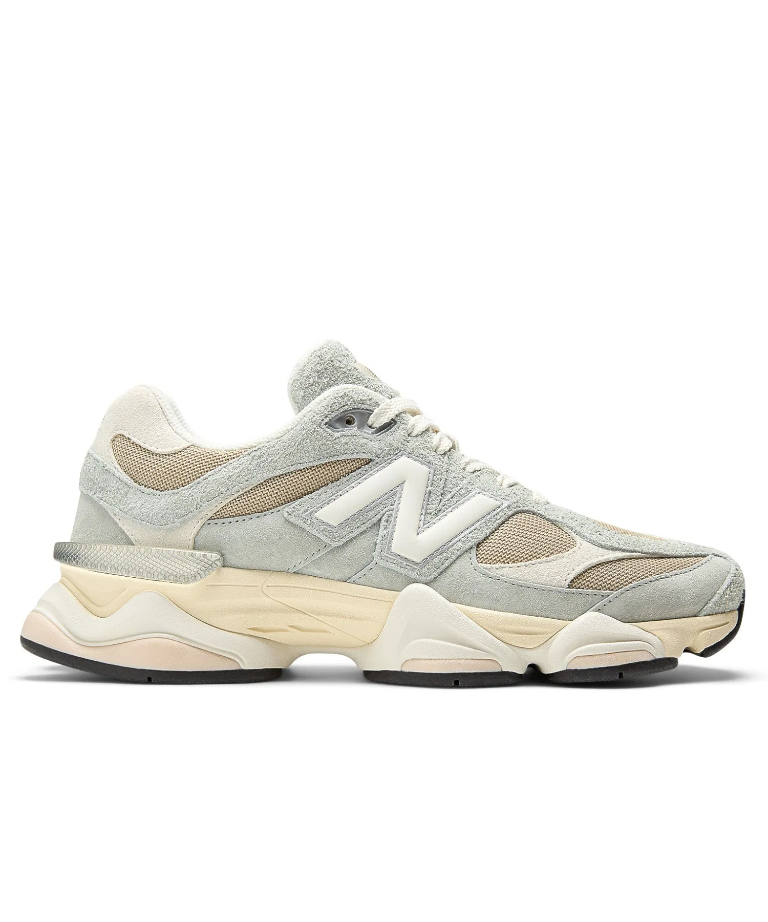 Унисекс кроссовки из замши и сетки New Balance U9060440 серые — фото 2