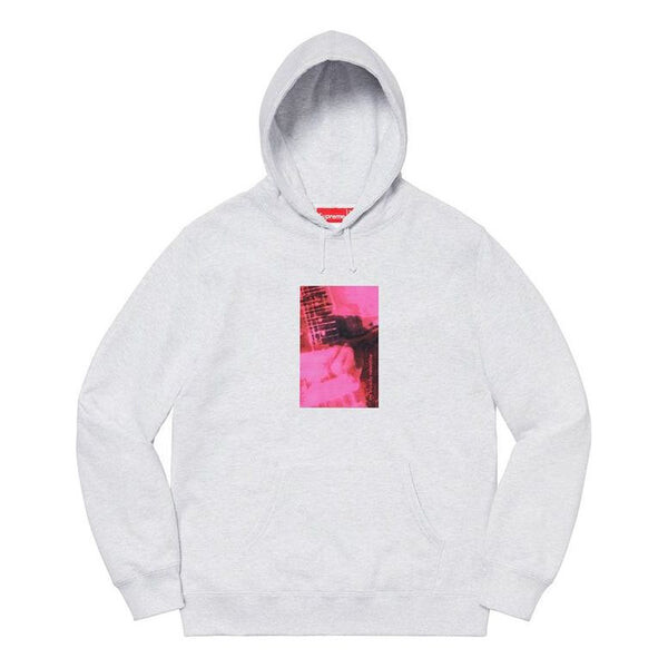 

Толстовка x my bloody valentine hooded sweatshirt 'grey purple' Supreme, серый