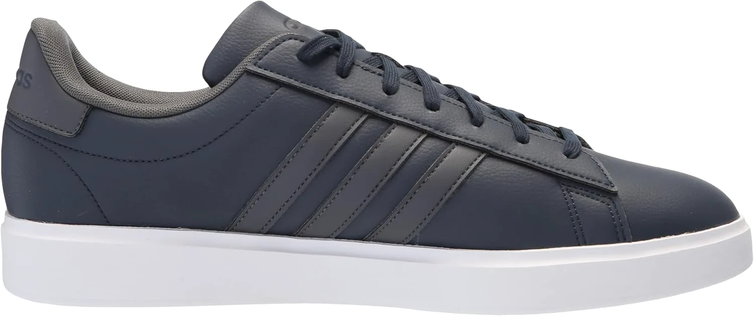 Мужские кроссовки Adidas Grand Court 2.0, серый/белый — фото 3