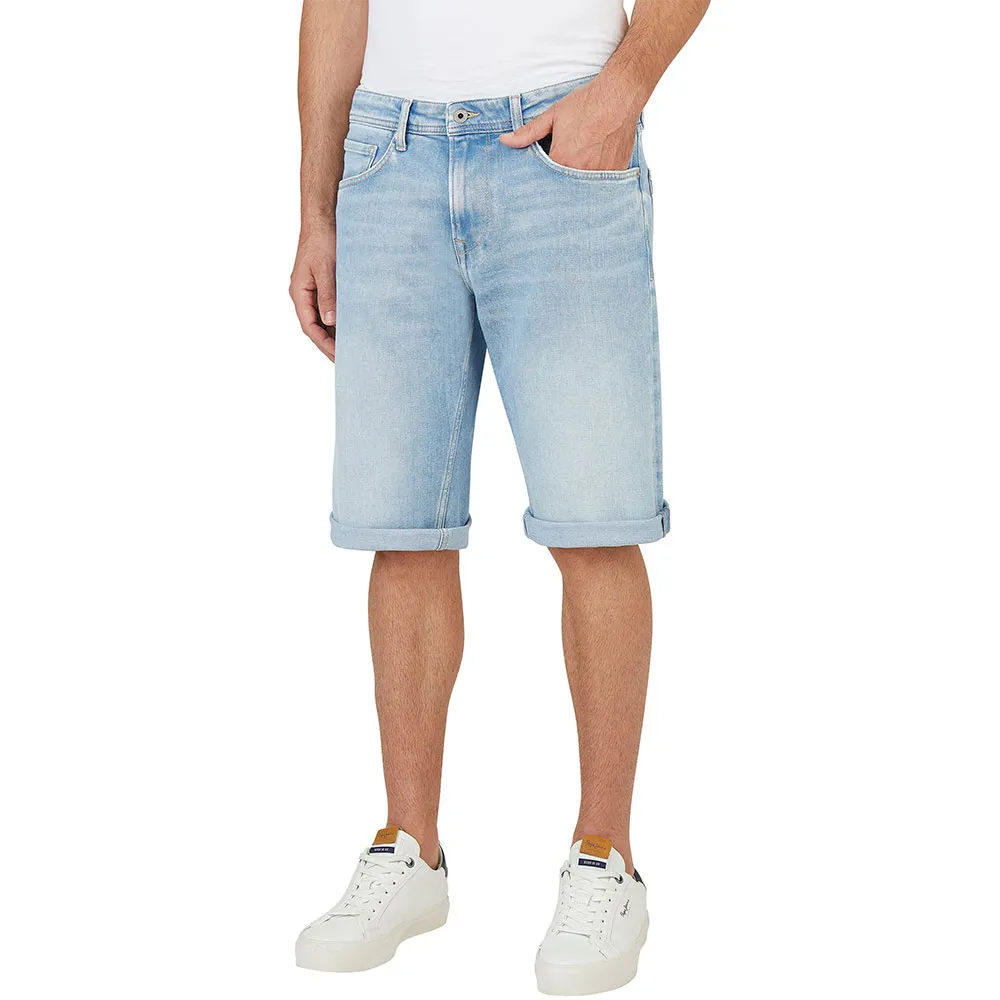 

Шорты Pepe Jeans Straight Cash denim, синий