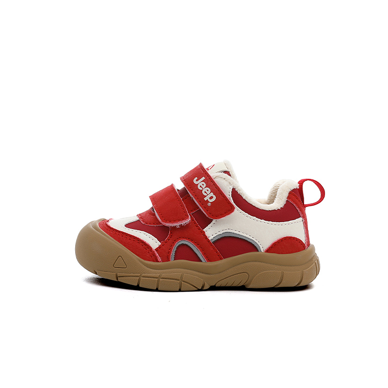 

Низкие детские повседневные кроссовки для детей от 3 до 7 лет Jeep, China красный/айвори белый[Thin Cotton]