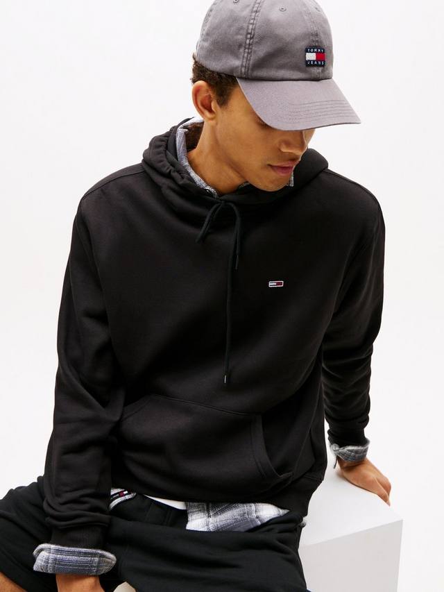 Толстовка Tommy Jeans из хлопковой смеси Tommy Hilfiger, Black — фото 2