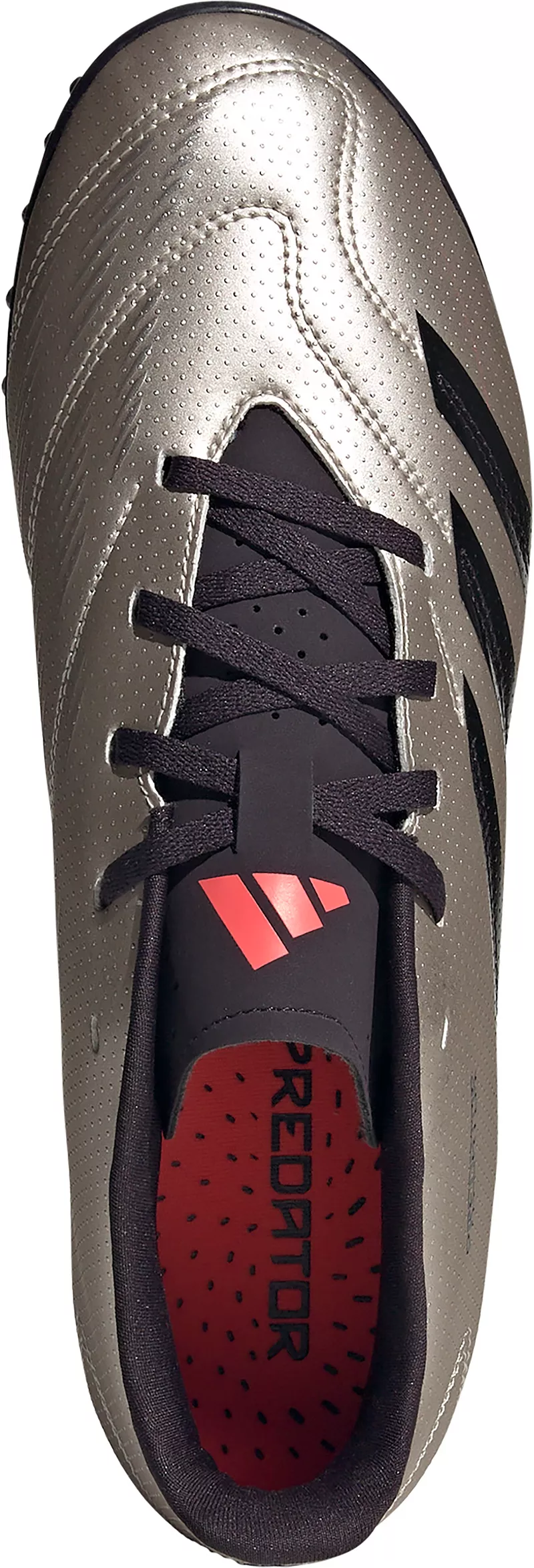 Футбольные бутсы Adidas Predator Club Turf, цвет Silver/Black — фото 2