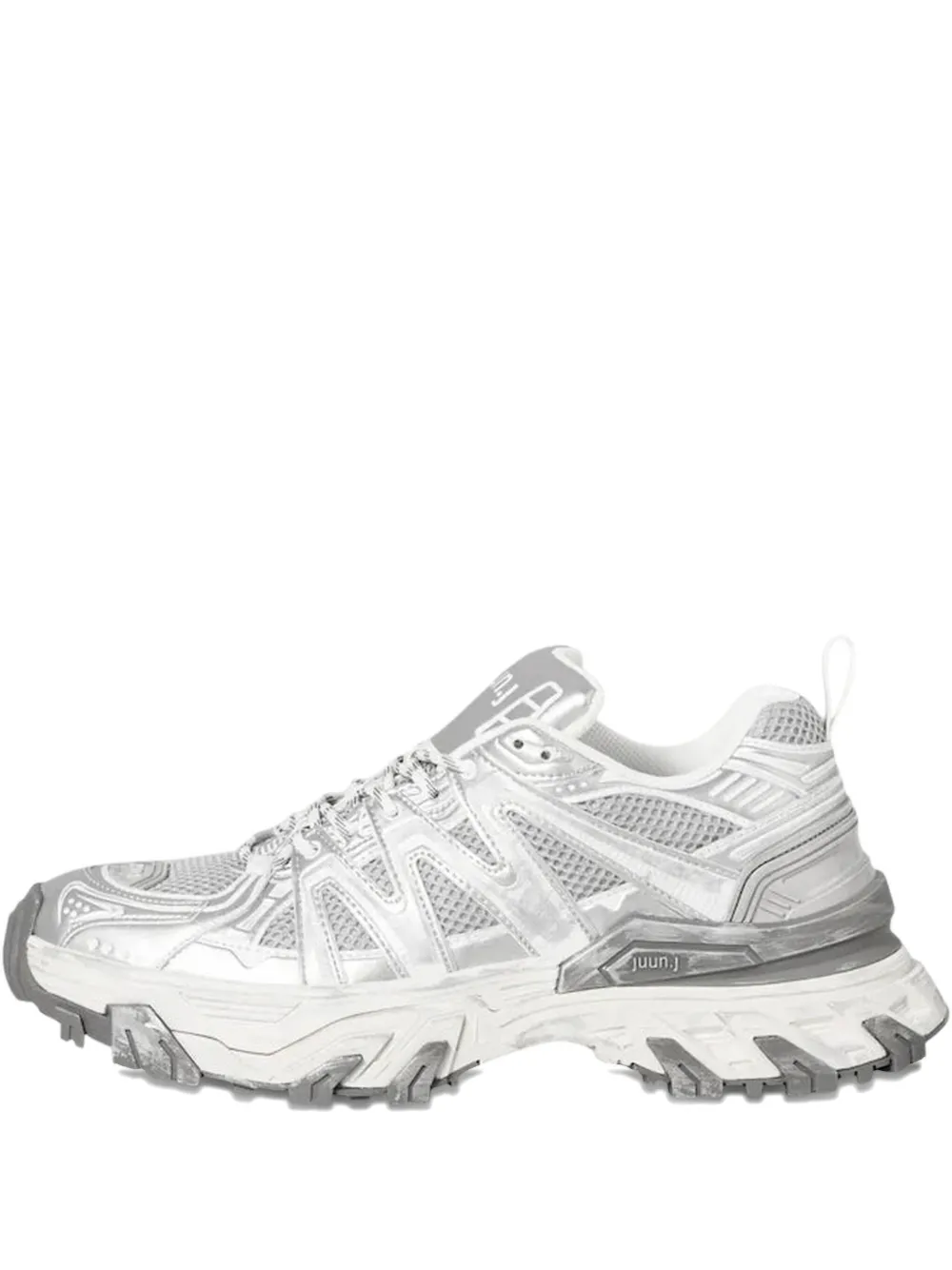 

Кроссовки с панелями на шнуровке Juun.J, серый