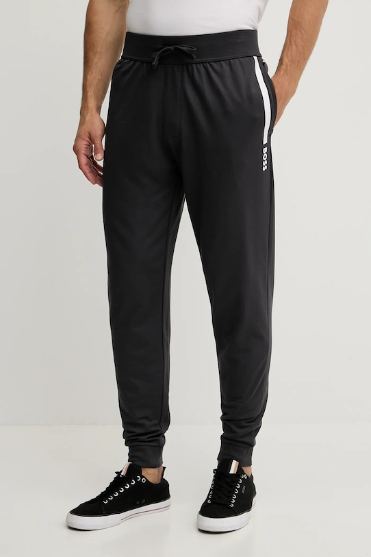 

Хлопковые брюки для отдыха Boss, серый