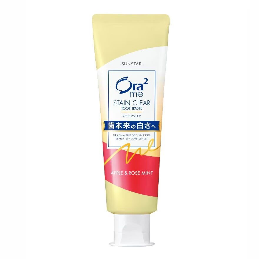 

Ora2 Зубная паста Me Stain Clear Mild Apple Rose Mint 140 г, Blue