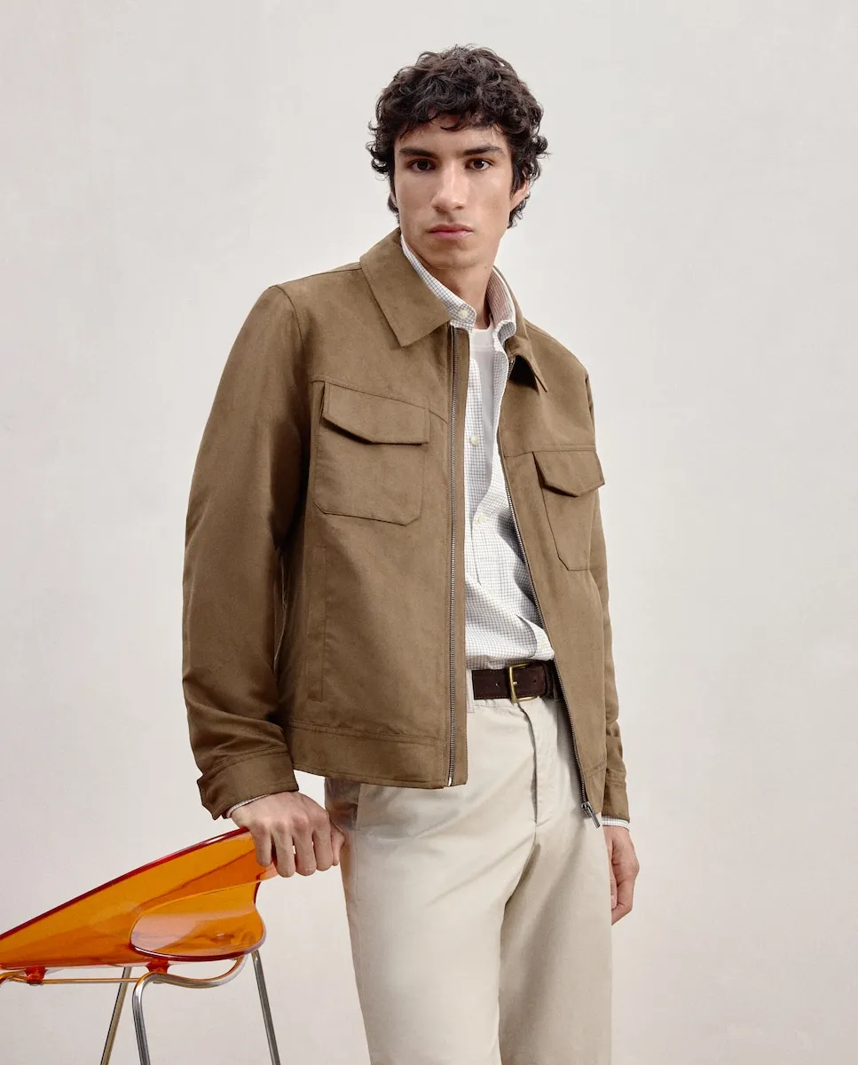 

Мужская замшевая куртка Dustin, зеленый