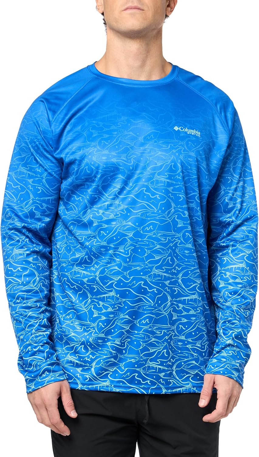 

Columbia Mens Super Terminal Tackle PFG Super Fade II, Vivid Blue Saltwater Fade/Tt Ssf, Синий, Columbia Mens Super Terminal Tackle PFG Super Fade II, Vivid Blue Saltwater Fade/Tt Ssf