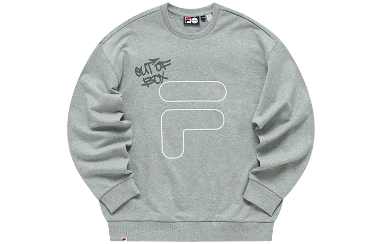 

Толстовка unisex cloud gray heather gray FILA FUSION, серый