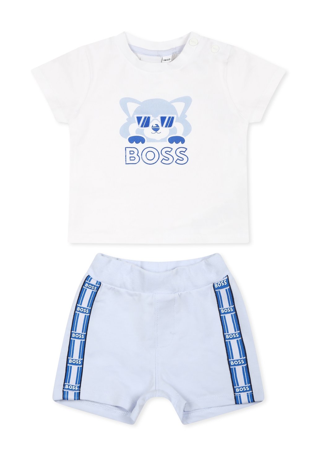 

Футболка с принтом BOSS Kidswear, мультиколор