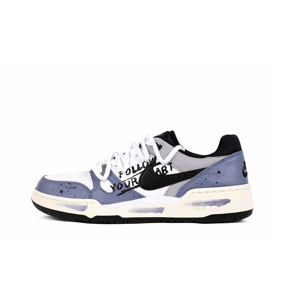 

Кроссовки Nike Full Force Skateboarding Shoes Men Low-top Purple, фиолетовый
