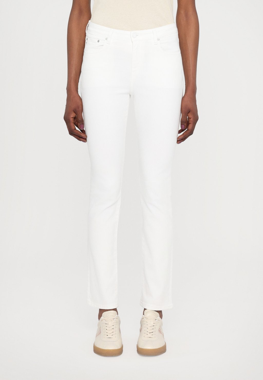 

Джинсы облегающего кроя MARI MID RISE AG Jeans, белый