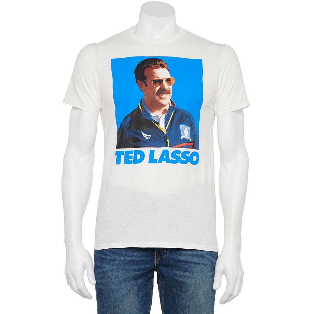 

Мужская футболка с персонажем Ted Lasso Licensed Character, белый