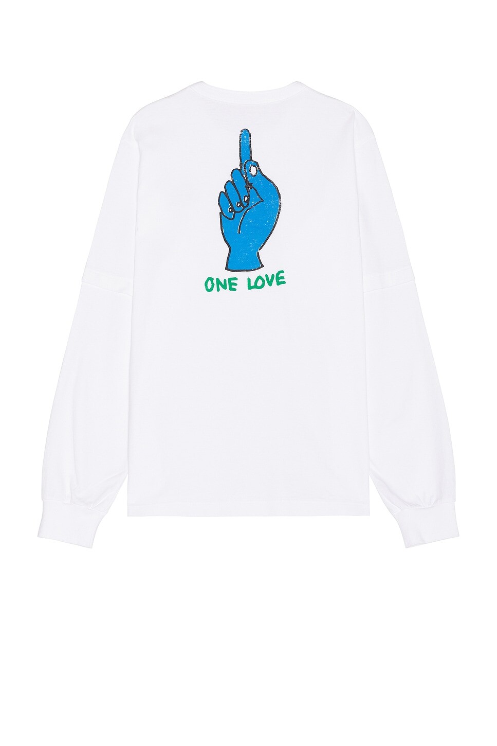 

Футболка Gonz One Love Sacai, белый