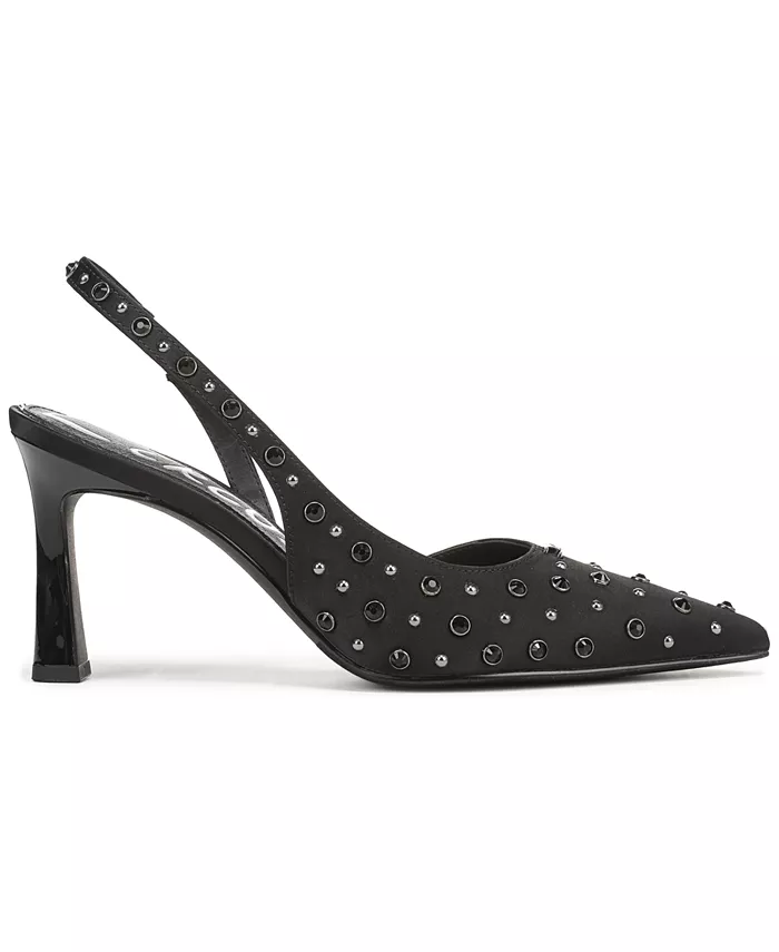 Женские туфли-лодочки Tallie со стразами и острым носком, асимметричные Circus NY by Sam Edelman, черный — фото 2