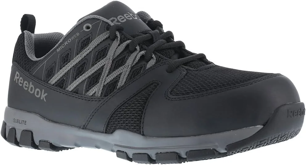 Отличные кроссовки Reebok Sublite Work RB4016, черный/серый — фото 2
