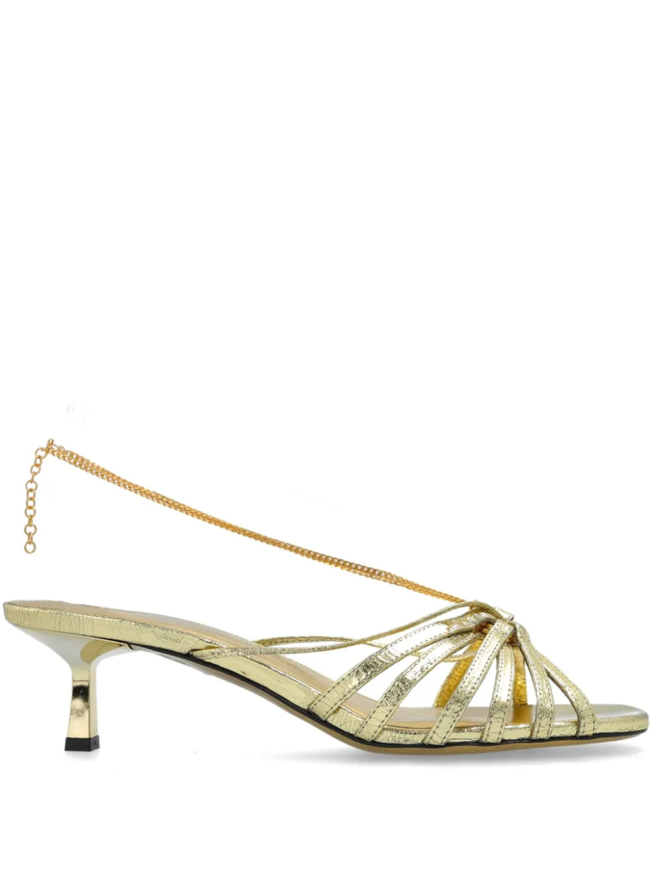 Туфли Golden Goose с металлическим эффектом, золотой