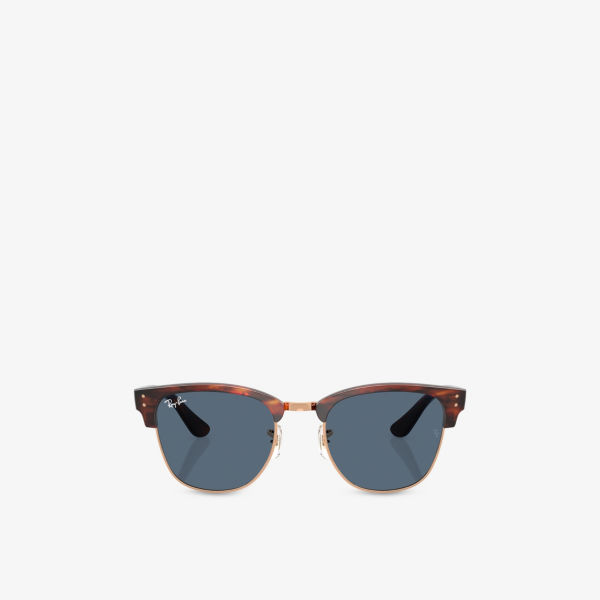

Солнцезащитные очки Ray-Ban из формованного ацетата квадратные, золотой
