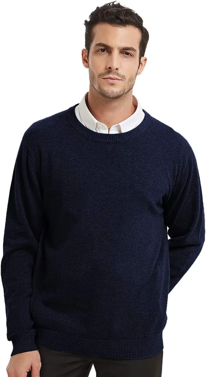 

Мужской зимний свитер TopTie с круглым вырезом