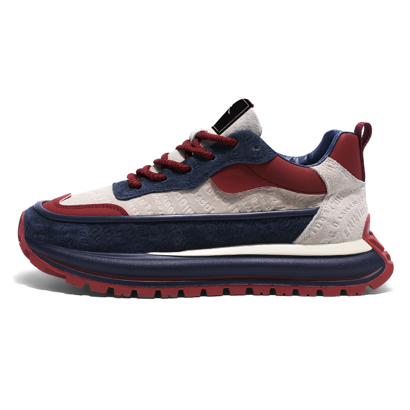 

Низкие повседневные туфли для мужчин NANJIREN, Blue Red