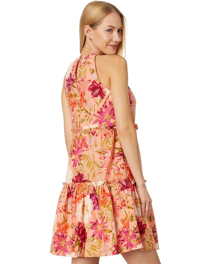 

Платье Vince Camuto Printed Trapeze Float Dress, цвет Ivory Multi